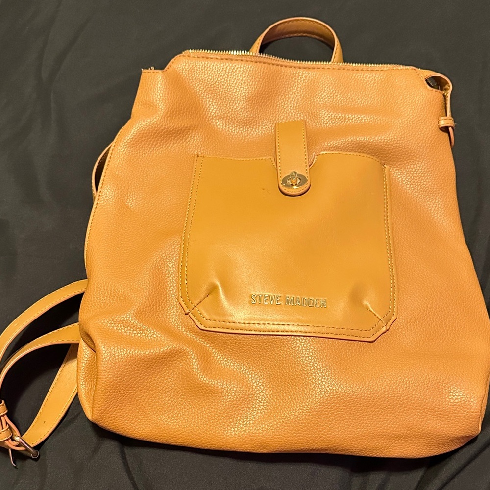 Steve Madden Orange Backpack